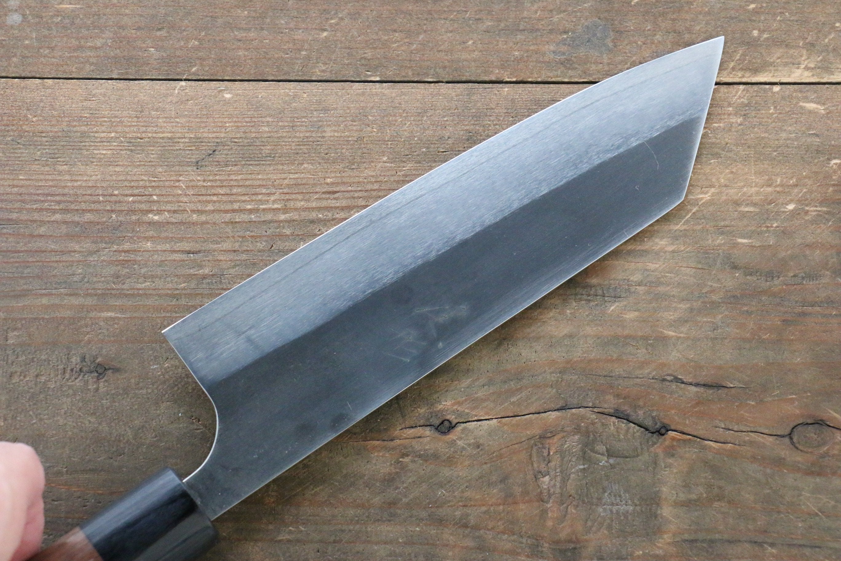 Shungo Ogata SG2 Kurouchi Black Finished Bunka 180mm Shitan Handle - Seisuke Knife