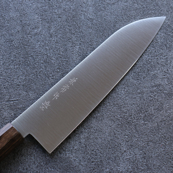 Kanetsune Ichizu VG10 Santoku 180mm Brown Pakka wood Handle - Seisuke Knife