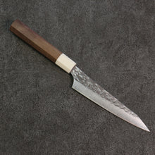  Yu Kurosaki Senko Ei SG2 Hammered Petty-Utility 130mm Walnut Handle - Seisuke Knife