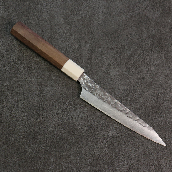 Yu Kurosaki Senko Ei SG2 Hammered Petty-Utility 130mm Walnut Handle - Seisuke Knife