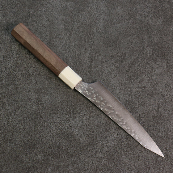 Yu Kurosaki Senko Ei SG2 Hammered Petty-Utility 130mm Walnut Handle - Seisuke Knife