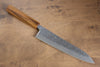 Seisuke Tsukikage AUS10 Migaki Finished Hammered Damascus Gyuto 210mm Oak Handle - Seisuke Knife - Slide 1