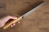 Seisuke Tsukikage AUS10 Migaki Finished Hammered Damascus Gyuto 210mm Oak Handle - Seisuke Knife - Slide 9