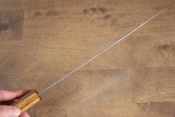 Seisuke Tsukikage AUS10 Migaki Finished Hammered Damascus Gyuto 210mm Oak Handle - Seisuke Knife