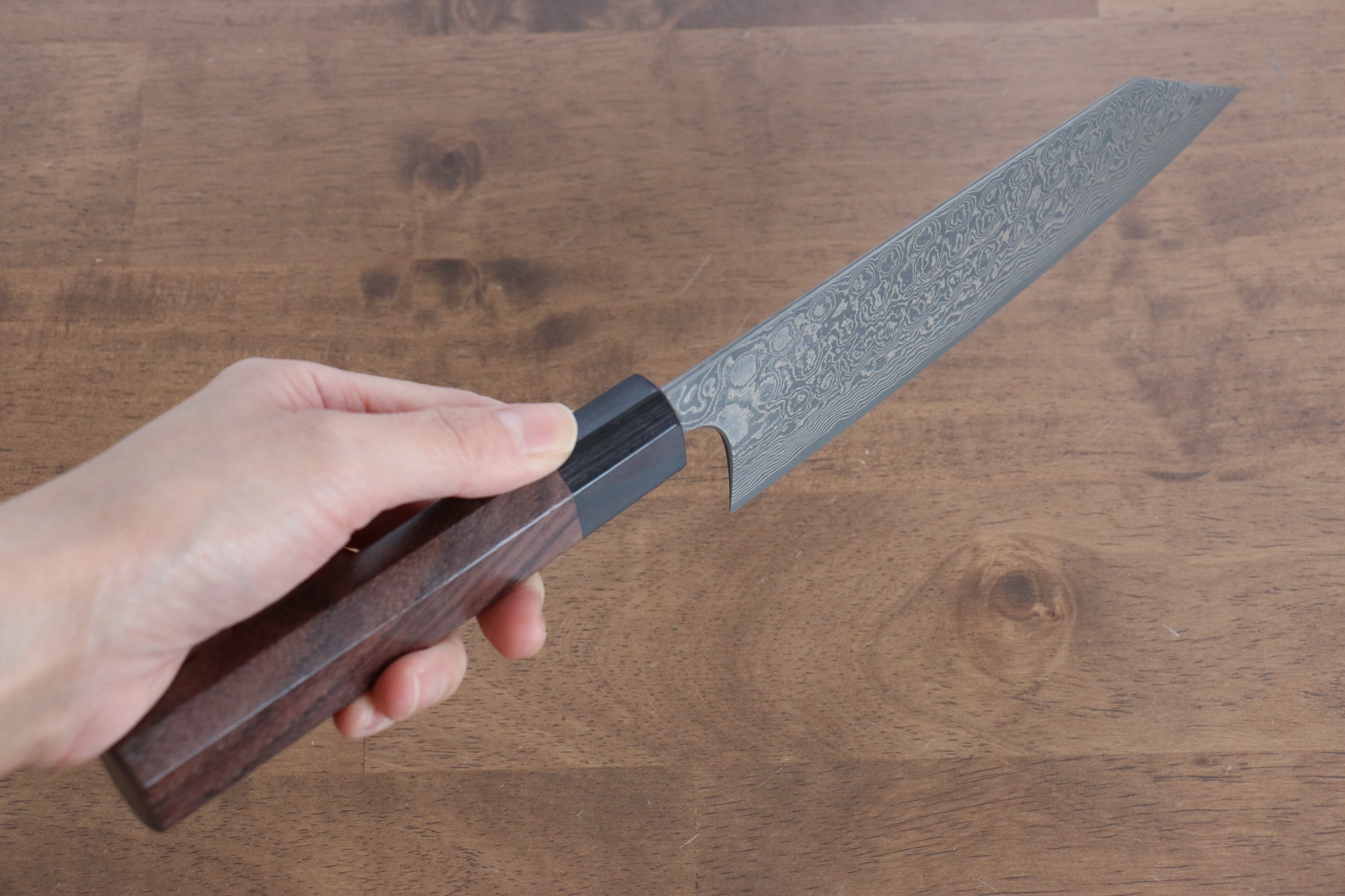 Masakage Kumo VG10 Damascus Bunka 170mm Shitan Handle - Seisuke Knife