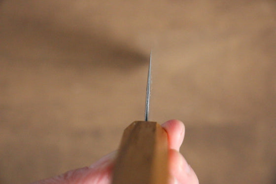 Seisuke Tsukikage AUS10 Migaki Finished Hammered Damascus Gyuto 210mm Oak Handle - Seisuke Knife