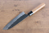 Masakage Koishi Blue Super Black Finished Santoku 165mm with American Cherry Handle - Seisuke Knife