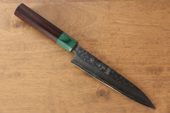 Yu Kurosaki Senko SG2 Hammered Petty-Utility 150mm Shitan Handle - Seisuke Knife