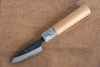 Masakage Mizu Blue Steel No.2 Black Finished Petty-Utility 80mm American Cherry Handle - Seisuke Knife