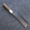 Yu Kurosaki Senko Ei SG2 Hammered Nakiri 165mm Walnut Handle - Seisuke Knife - Slide 2