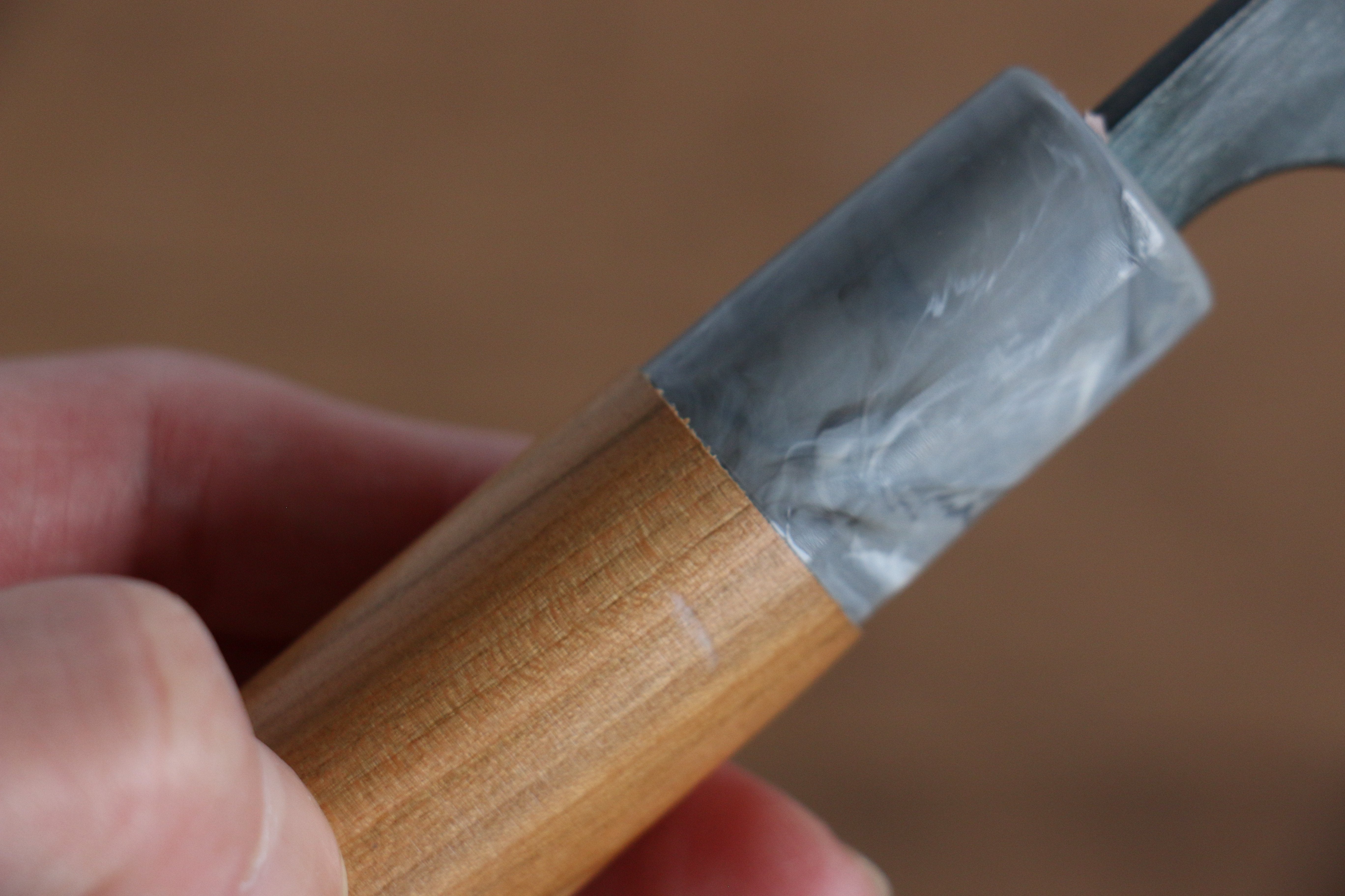 Masakage Mizu Blue Steel No.2 Kurouchi Petty-Utility 80mm American Cherry Handle - Seisuke Knife