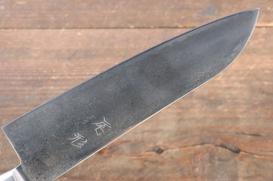 Ogata SG2 Damascus Santoku 180mm - Seisuke Knife