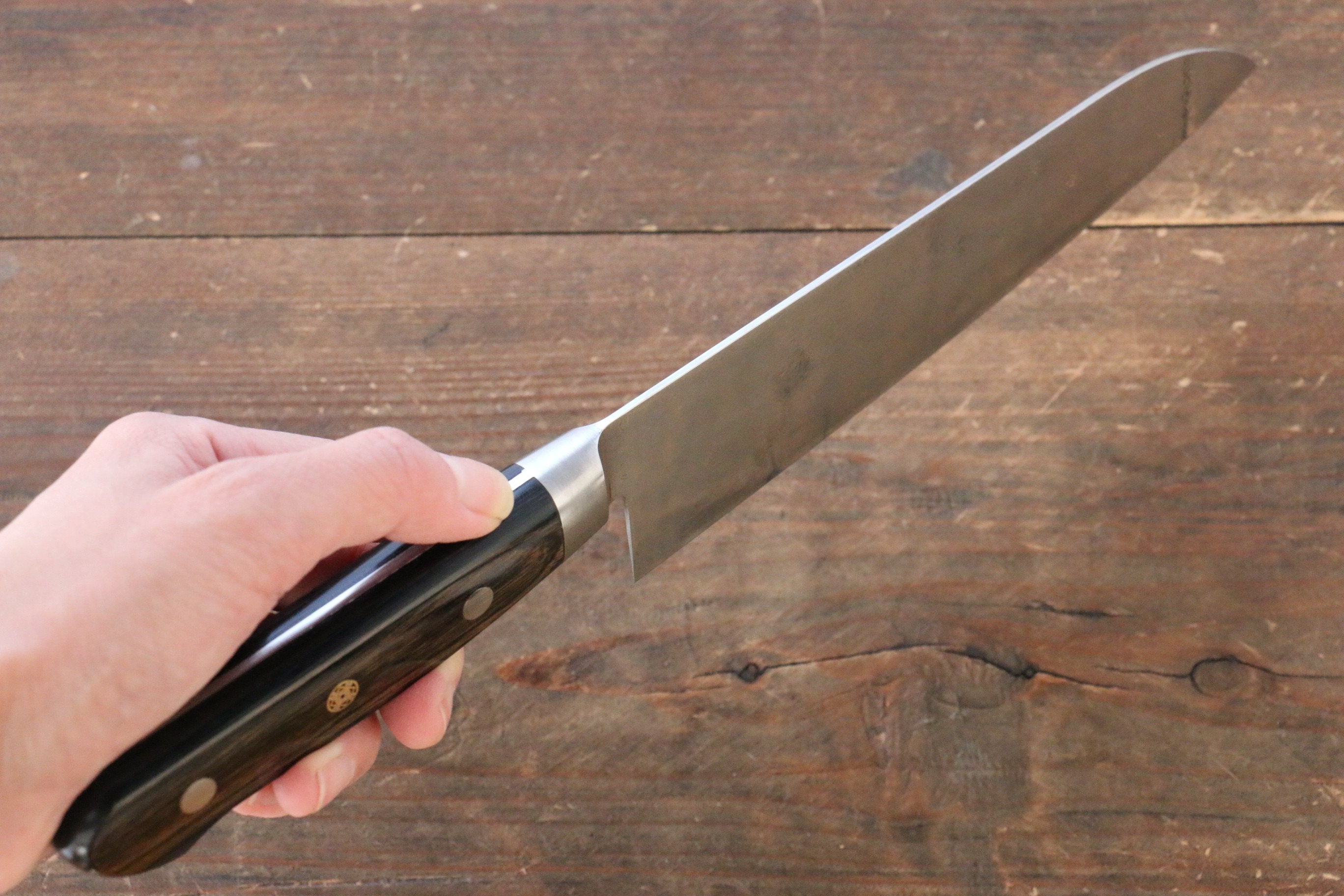 Shungo Ogata SG2 Damascus Santoku 180mm Handle - Seisuke Knife