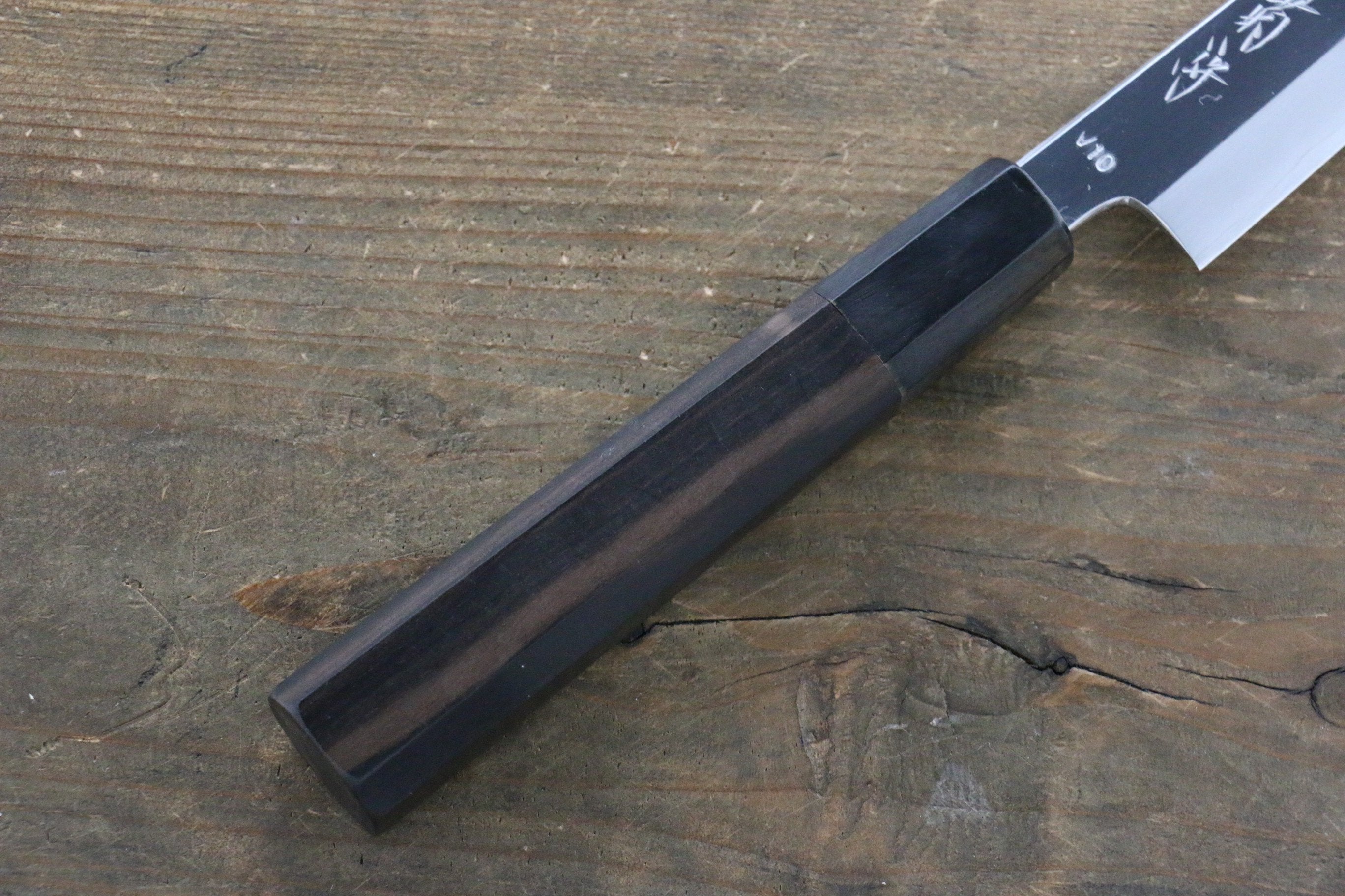Sakai Kikumori VG10 Migaki Petty-Utility 150mm Ebony Wood Handle - Seisuke Knife