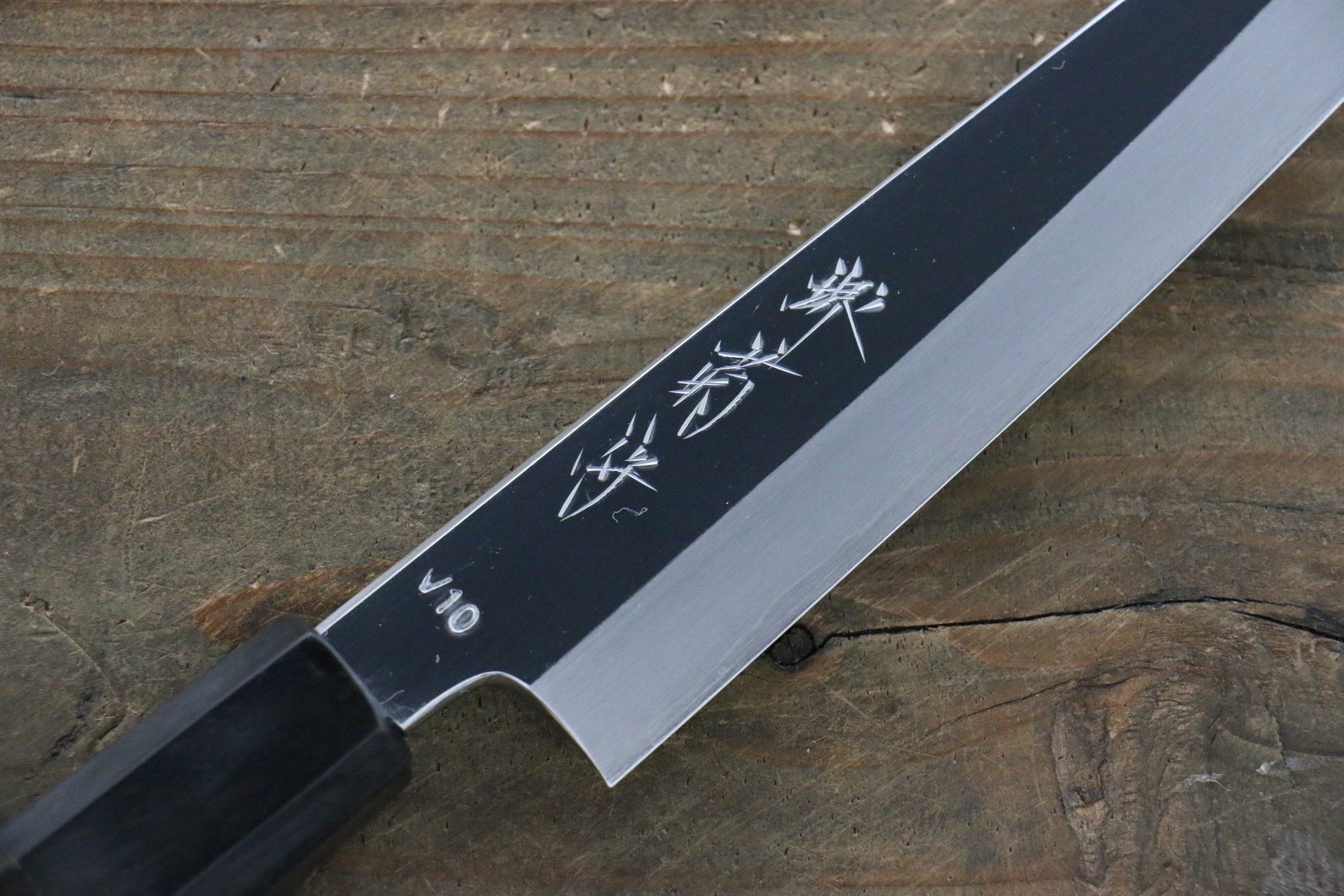 Sakai Kikumori VG10 Migaki Petty-Utility 150mm Ebony Wood Handle - Seisuke Knife