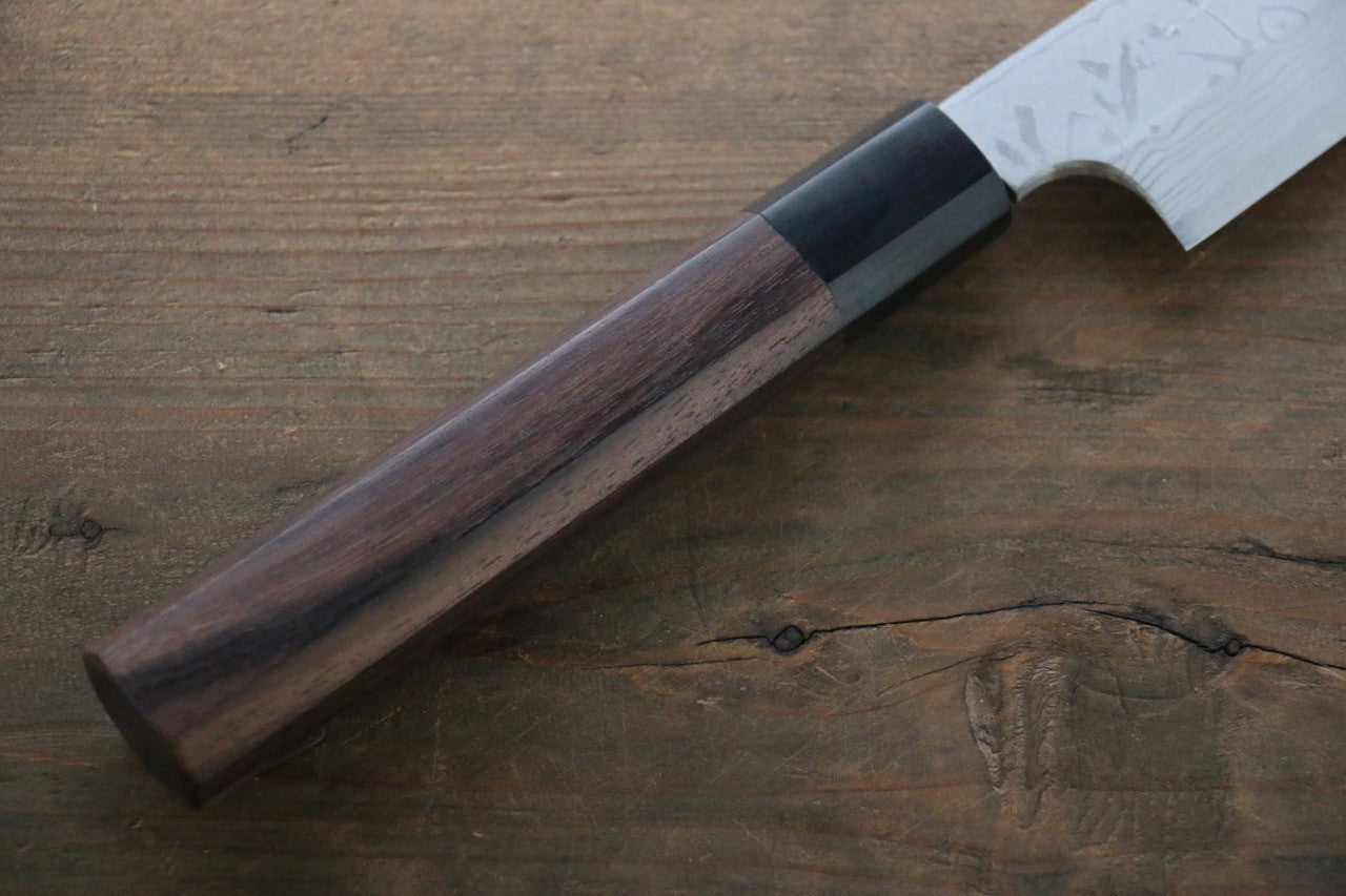 Hideo Kitaoka Blue Steel No.2 Damascus Kiritsuke Yanagiba Japanese Chef Knife 270mm - Seisuke Knife