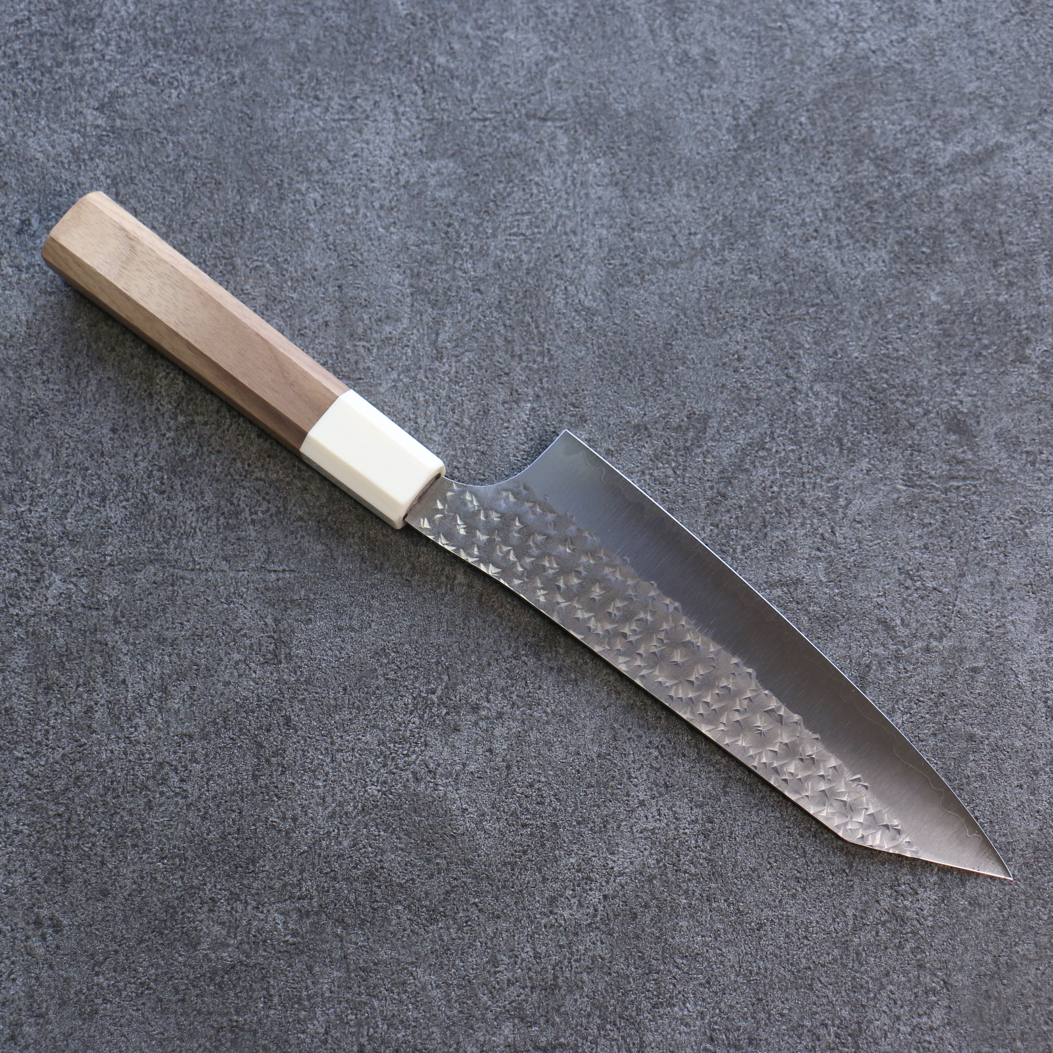 Yu Kurosaki Senko Ei SG2 Hammered Bunka 165mm Walnut Handle - Seisuke Knife