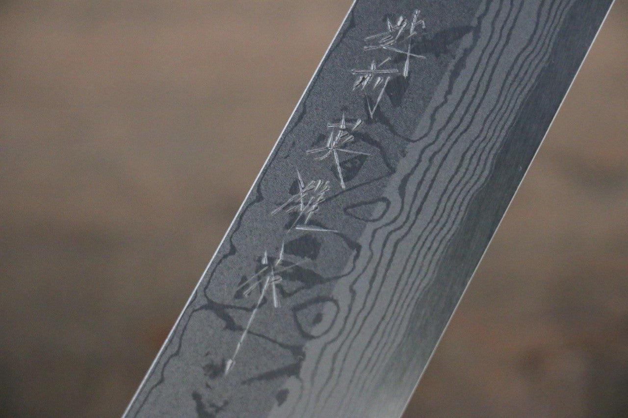Hideo Kitaoka Blue Steel No.2 Damascus Kiritsuke Yanagiba Japanese Chef Knife 270mm - Seisuke Knife