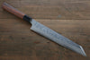 Hideo Kitaoka Blue Steel No.2 Damascus Kiritsuke Yanagiba Japanese Chef Knife 240mm - Seisuke Knife - Slide 1