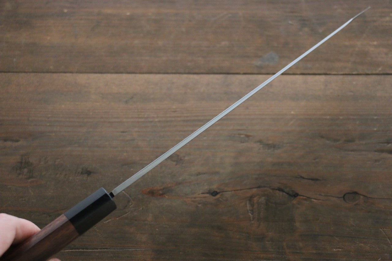Hideo Kitaoka Blue Steel No.2 Damascus Kiritsuke Yanagiba Japanese Chef Knife 240mm - Seisuke Knife