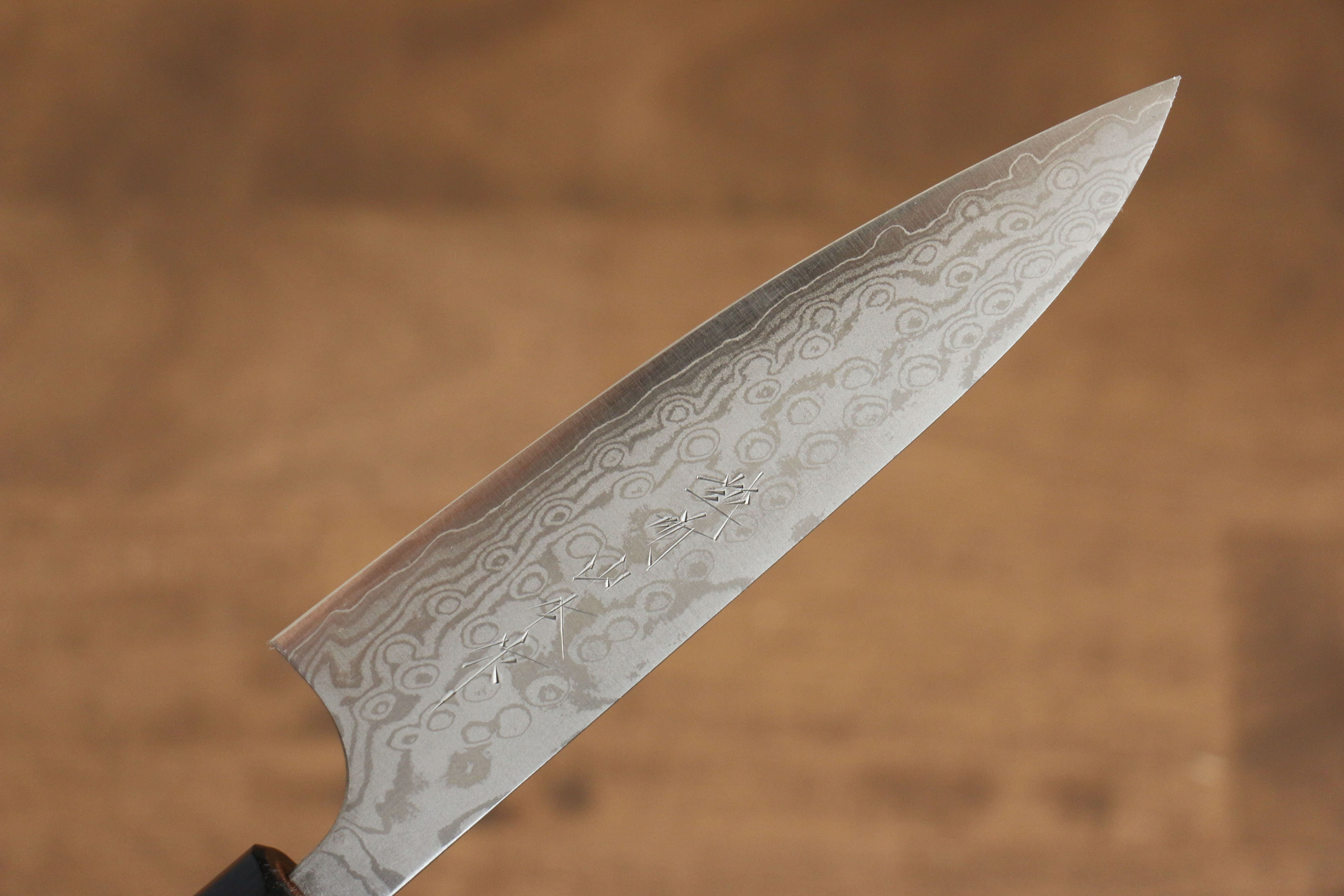 Nao Yamamoto VG10 Damascus Petty-Utility 120mm Walnut Handle - Seisuke Knife