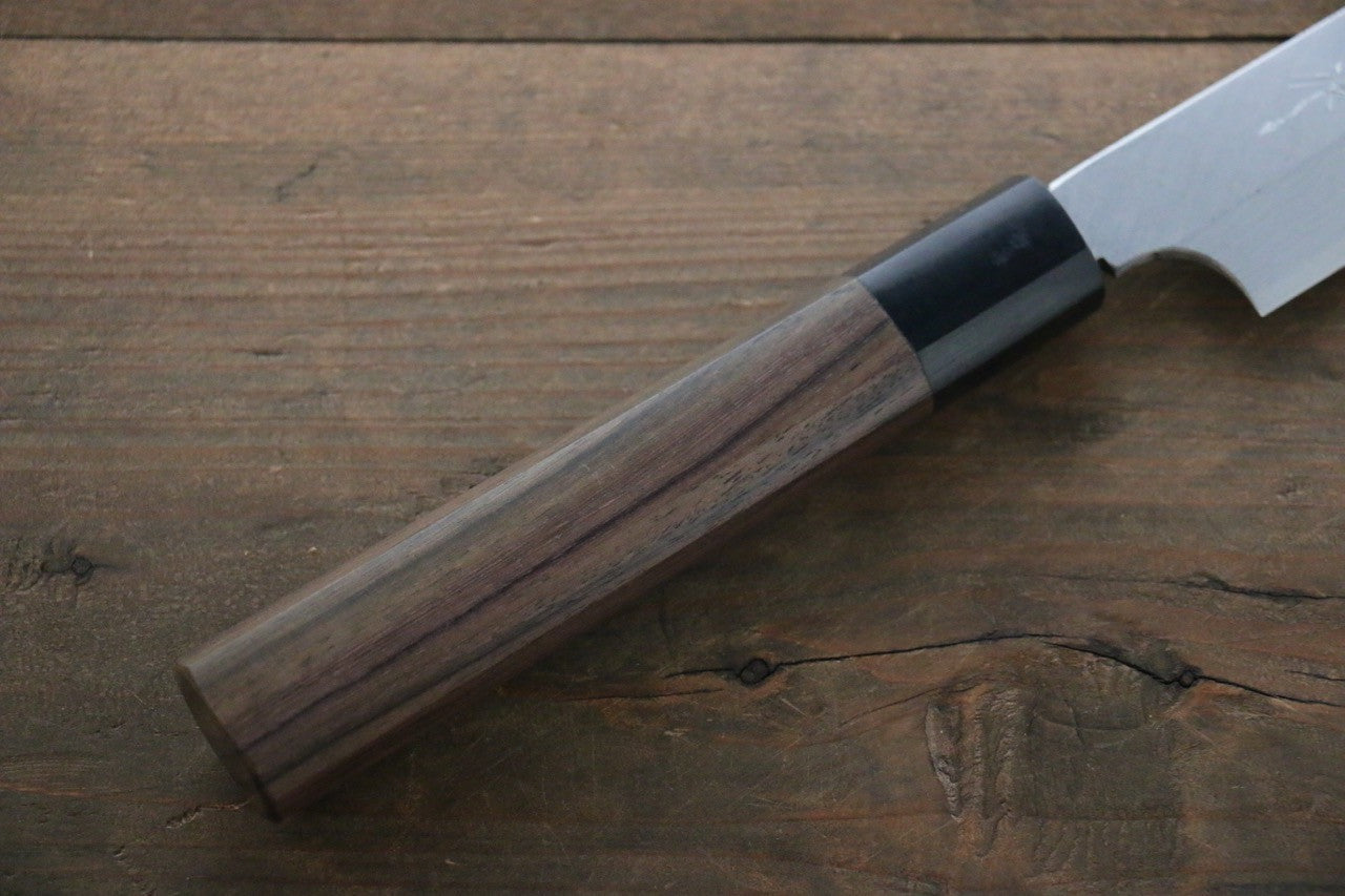 Hideo Kitaoka Blue Steel No.2 Damascus Yanagiba Japanese Chef Knife 270mm - Seisuke Knife