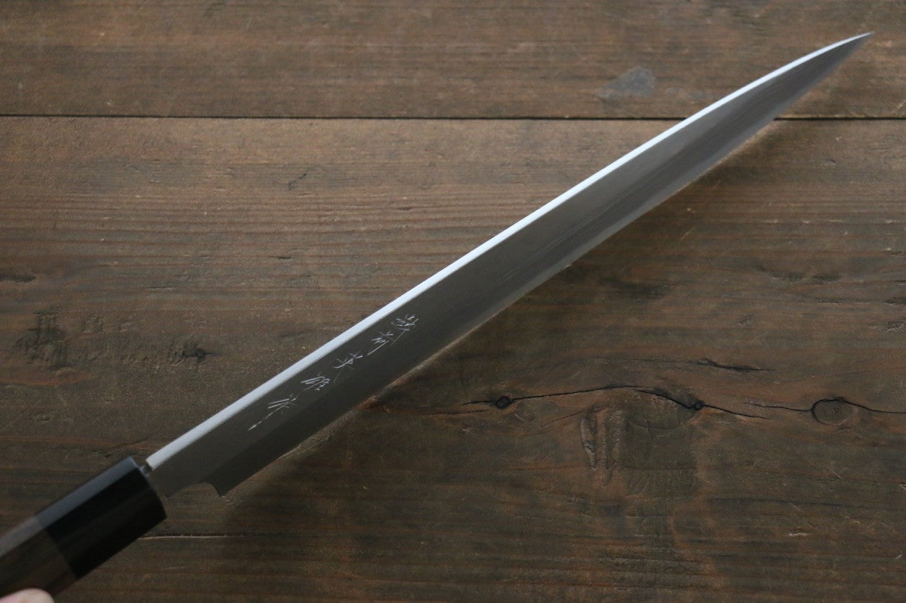Hideo Kitaoka Blue Steel No.2 Damascus Yanagiba Japanese Chef Knife 270mm - Seisuke Knife