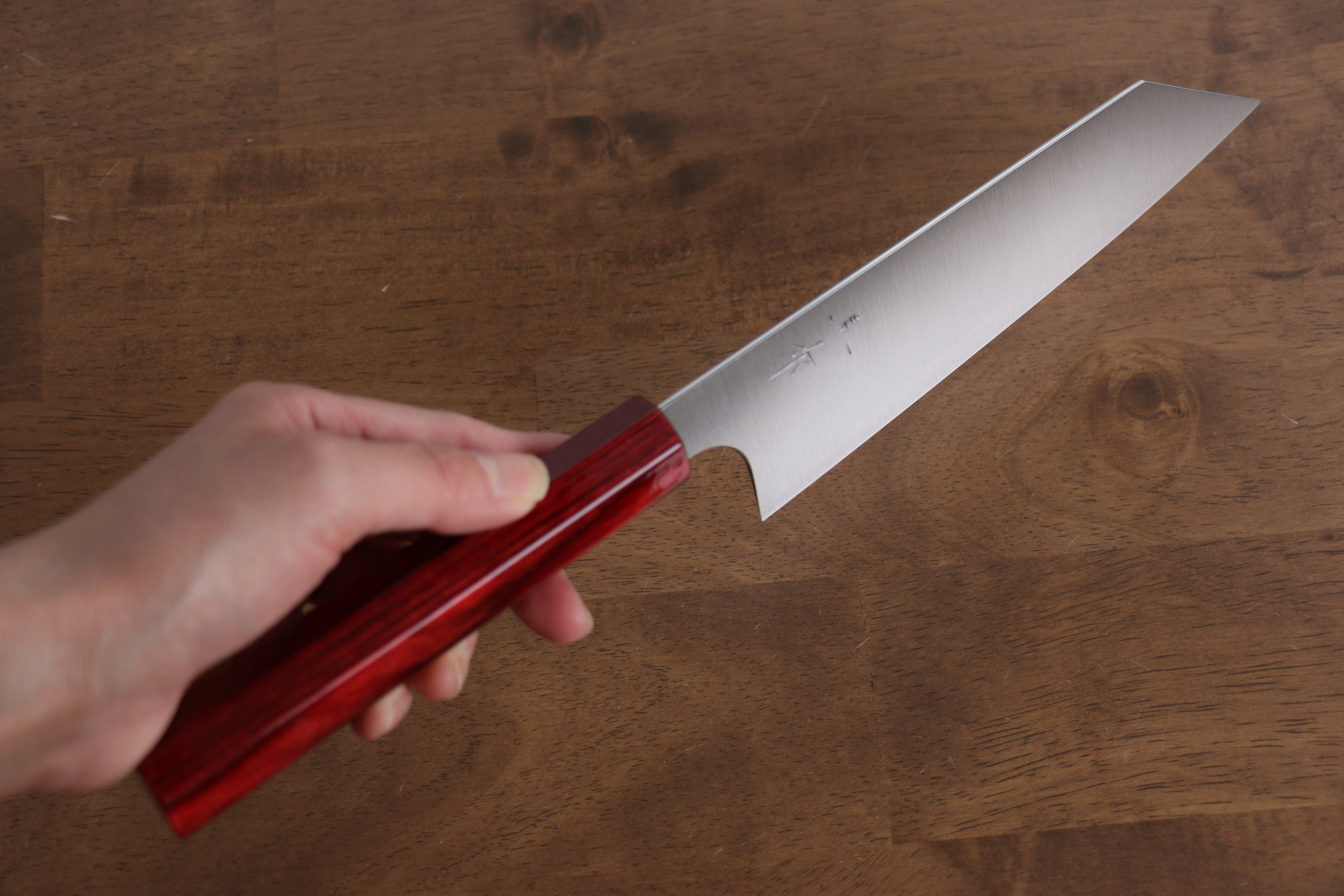 Kei Kobayashi SG2 Bunka 170mm Red Lacquered Handle - Seisuke Knife