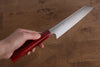 Kei Kobayashi SG2 Bunka 170mm with Red Lacquered Handle - Seisuke Knife