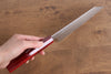 Kei Kobayashi SG2 Bunka 170mm with Red Lacquered Handle - Seisuke Knife