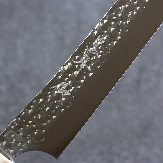 Yu Kurosaki Senko Ei SG2 Hammered Sujihiki 240mm Walnut Handle - Seisuke Knife