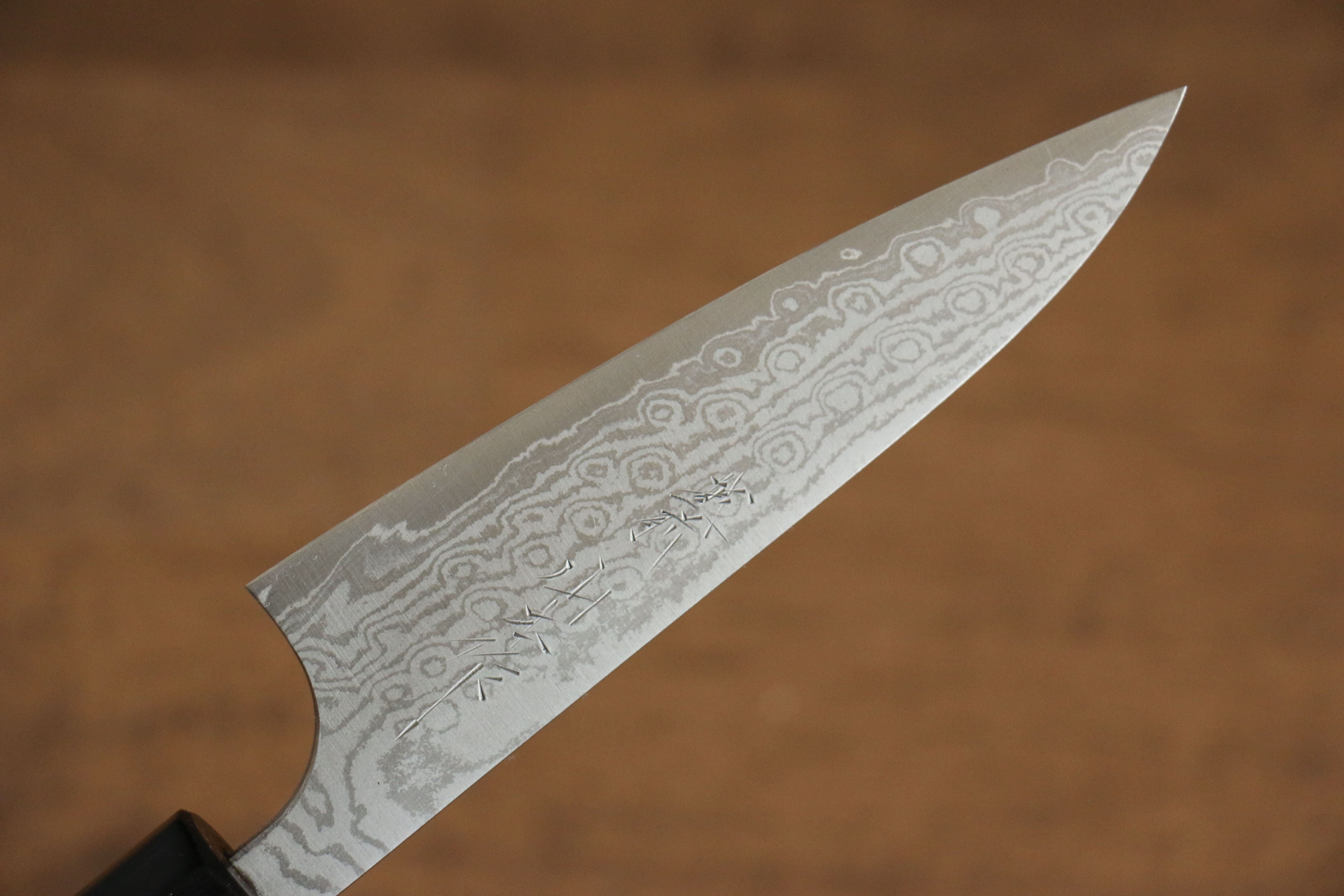 Nao Yamamoto VG10 Damascus Petty-Utility 100mm Walnut Handle - Seisuke Knife