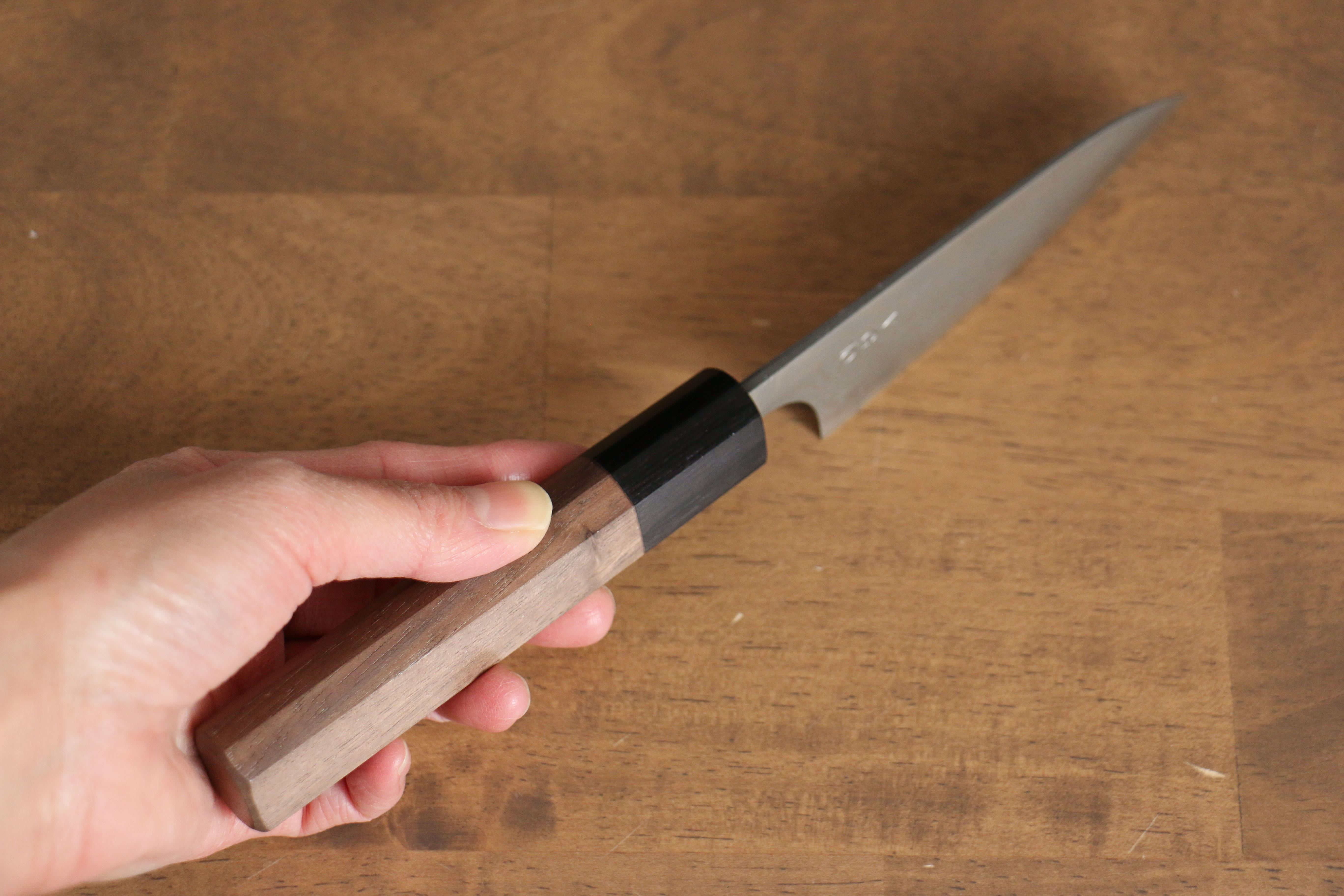 Nao Yamamoto VG10 Damascus Petty-Utility 100mm Walnut Handle - Seisuke Knife