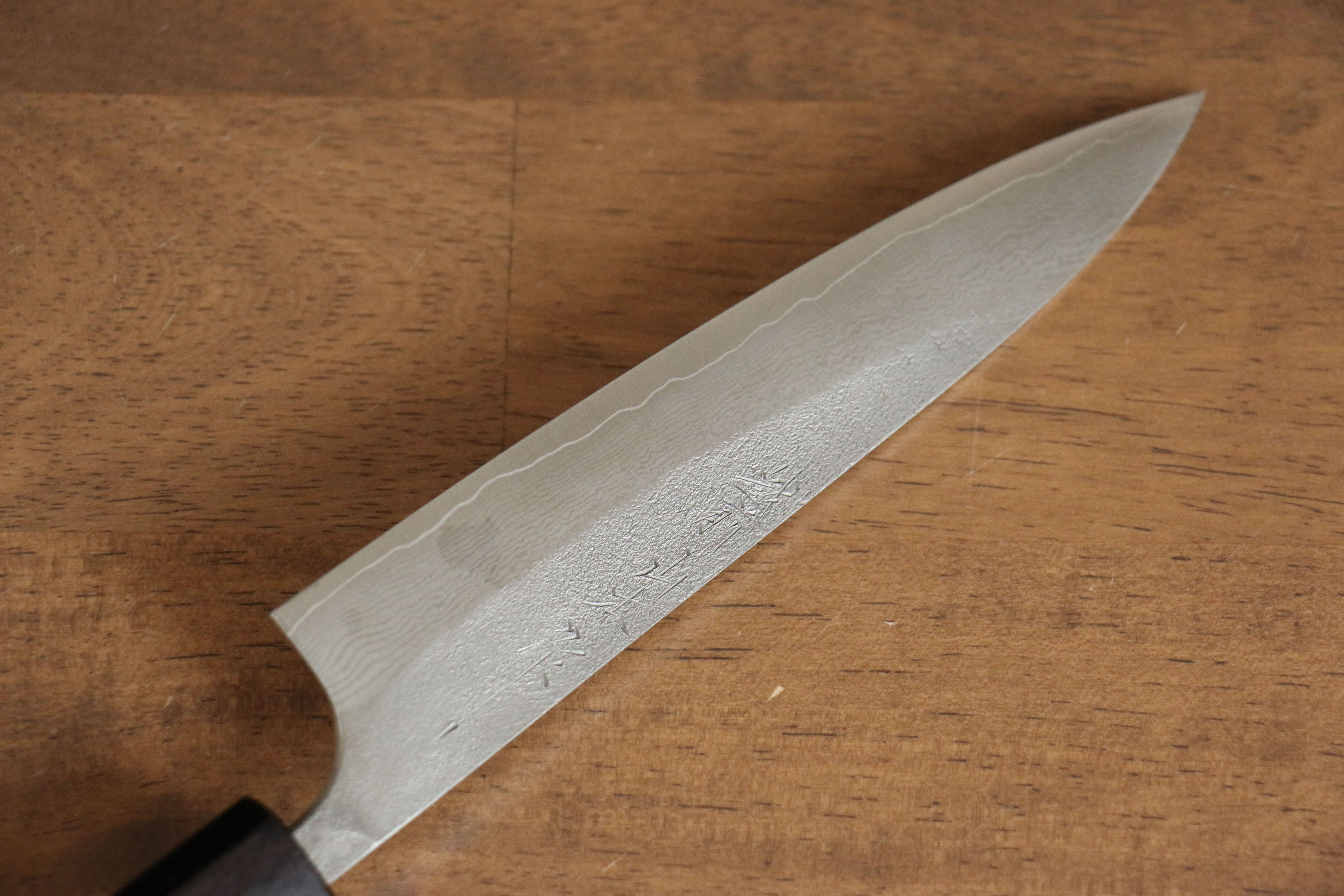 Nao Yamamoto VG10 Nashiji Damascus Petty-Utility 150mm Walnut Handle - Seisuke Knife