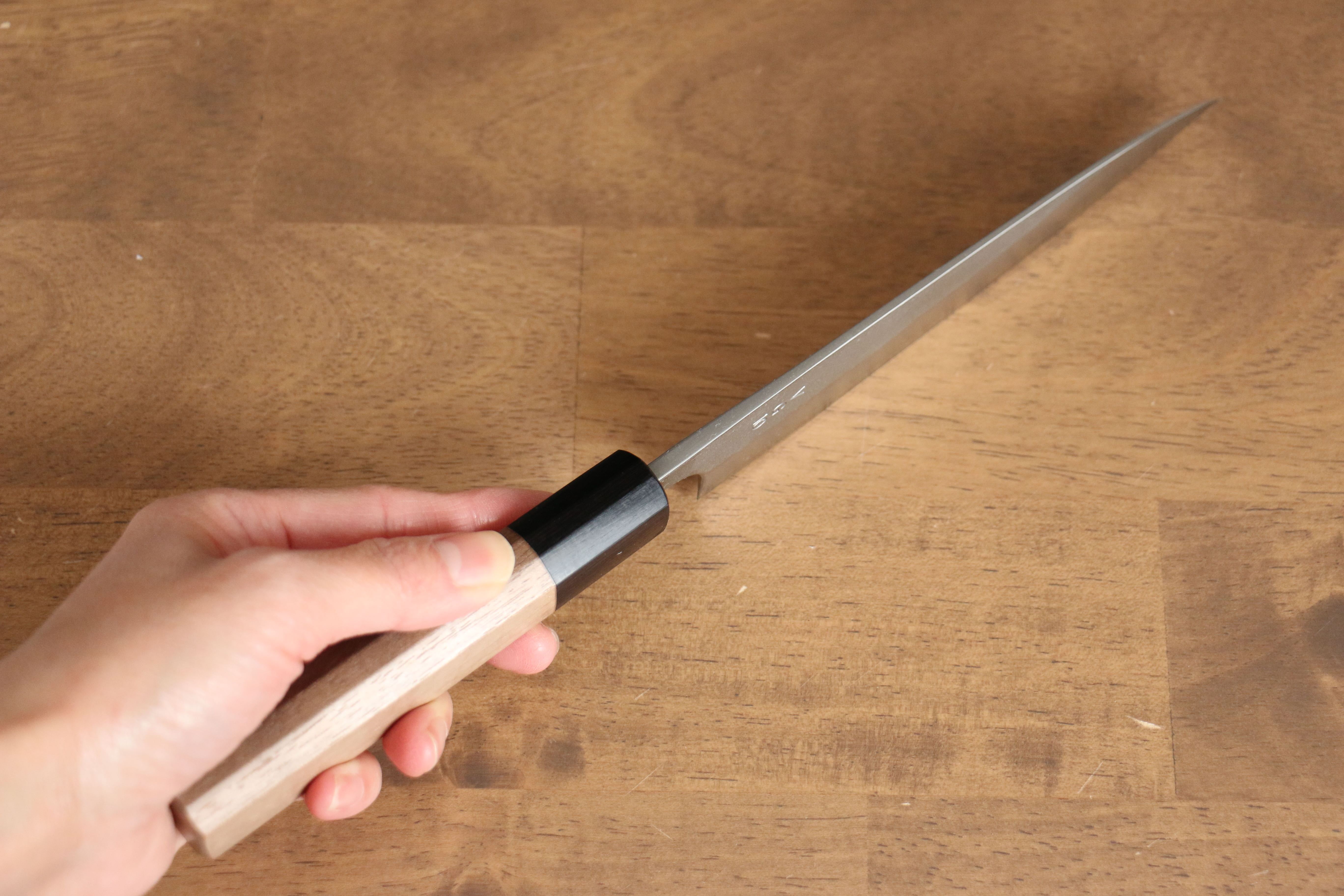 Nao Yamamoto VG10 Nashiji Damascus Petty-Utility 150mm Walnut Handle - Seisuke Knife