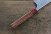 Yoshimi Kato Silver Steel No.3 Hammered Gyuto Japanese Chef Knife 240mm with Red Honduras Handle - Seisuke Knife - Slide 7