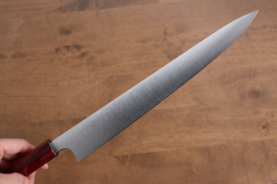 Kei Kobayashi SG2 Sujihiki 270mm Red Lacquered Handle - Seisuke Knife