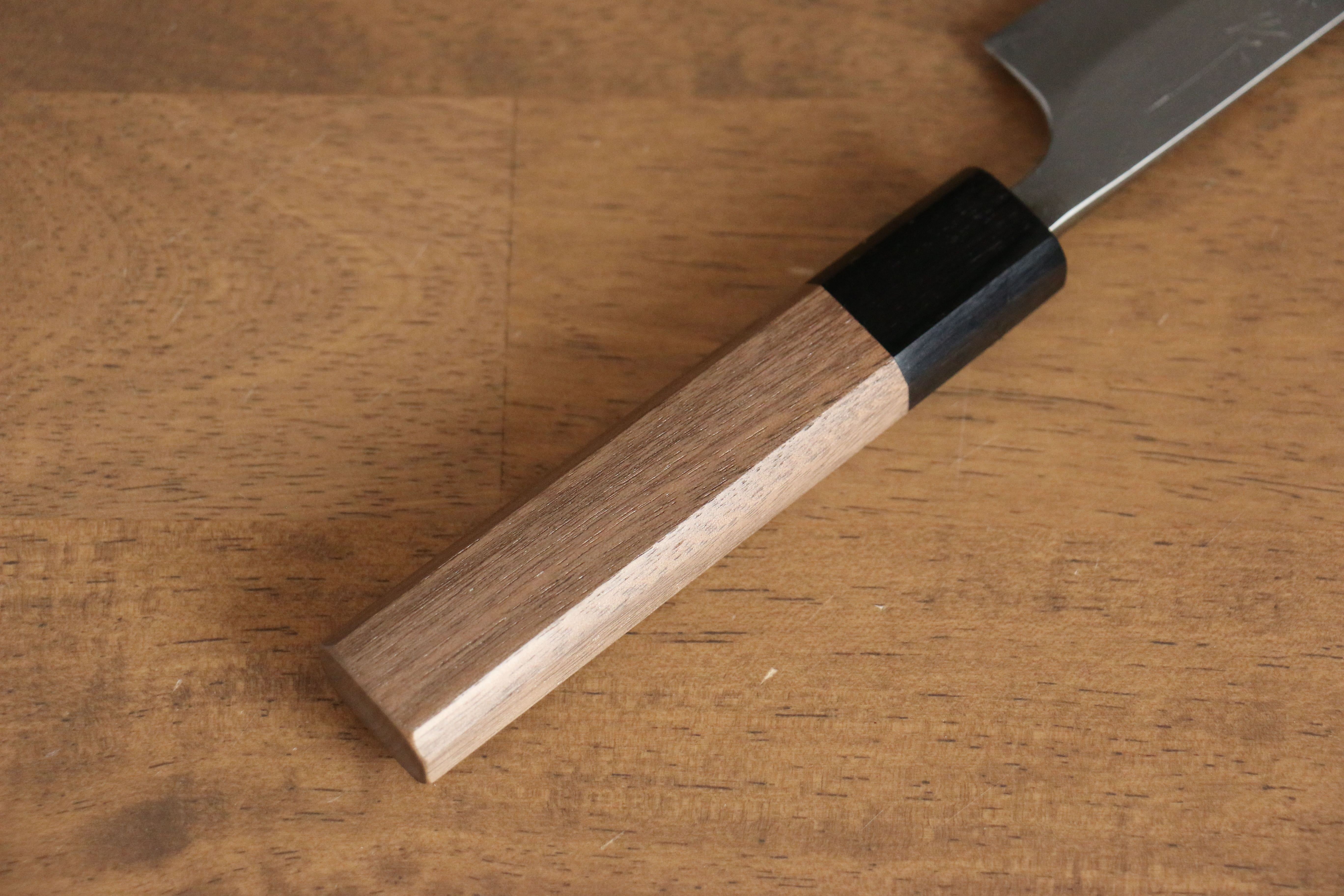 Nao Yamamoto VG10 Nashiji Damascus Petty-Utility 140mm Walnut Handle - Seisuke Knife