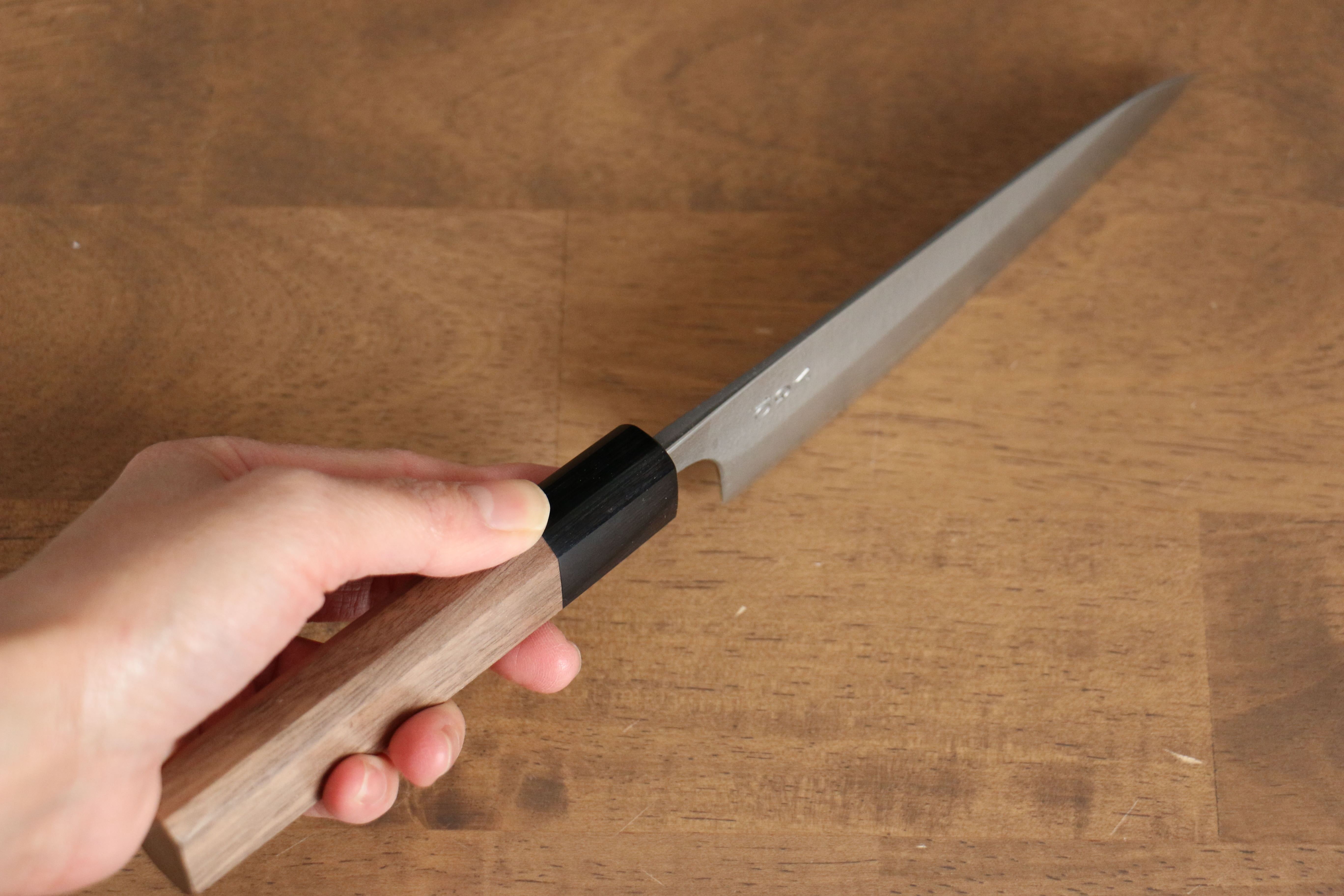 Nao Yamamoto VG10 Nashiji Damascus Petty-Utility 140mm Walnut Handle - Seisuke Knife