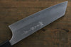 Yoshimi Kato Blue Super Clad Nashiji Bunka Japanese Chef Knife 165mm with Black Honduras Handle - Seisuke Knife