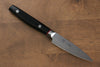 Seisuke Saiun VG10 Damascus Paring 90mm Black Micarta Handle - Seisuke Knife - Slide 1