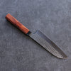 Yu Kurosaki Senko SG2 Hammered Santoku 165mm Sandalwood (Red) Handle - Seisuke Knife - Slide 2
