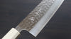 Yu Kurosaki Senko SG2 Hammered Santoku 165mm with Walnut Handle - Seisuke Knife - Slide 8