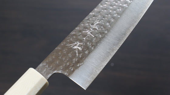 Yu Kurosaki Senko SG2 Hammered Santoku 165mm with Walnut Handle - Seisuke Knife