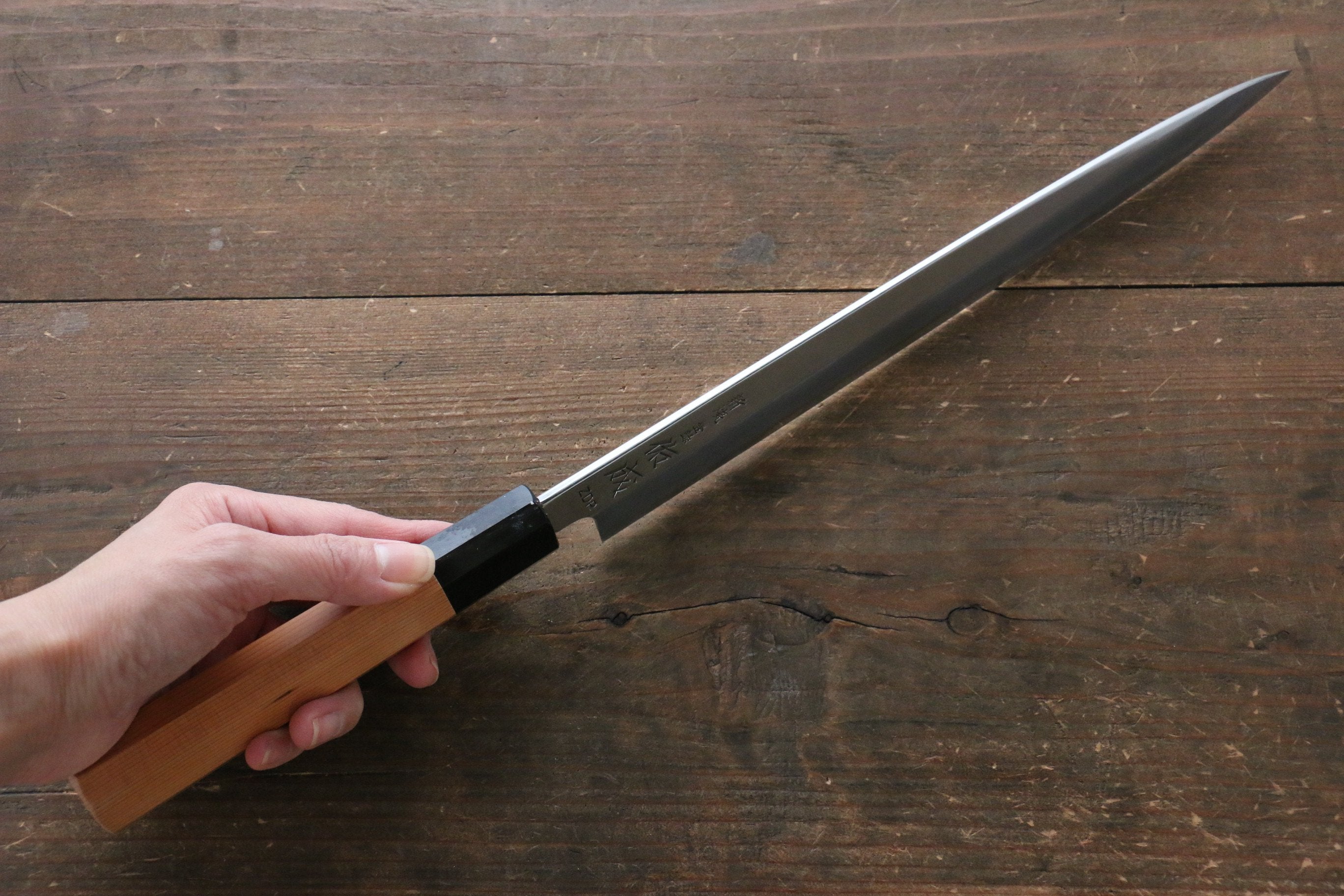 Sukenari ZDP4 Mirrored Finish Yanagiba - Seisuke Knife