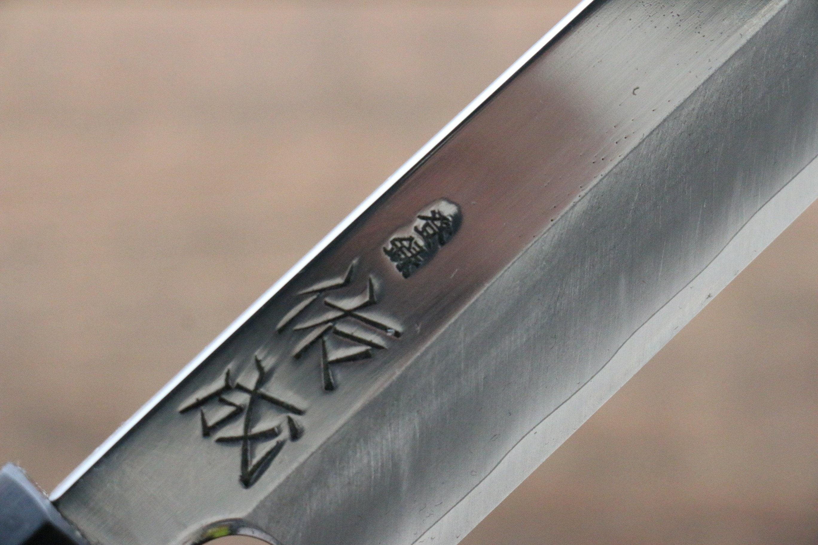 Sukenari super X Mirrored Finish Yanagiba with Magnolia Handle - Seisuke Knife