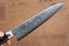 Seisuke AUS10 45 Layer Mirrored Finish Damascus Gyuto 180mm Black Pakka wood Handle - Seisuke Knife - Slide 4