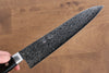 Seisuke AUS10 45 Layer Mirrored Finish Damascus Gyuto 210mm Black Pakka wood Handle - Seisuke Knife - Slide 4