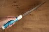 Yu Kurosaki Senko SG2 Hammered Gyuto 240mm Turquoise(With Double White Ring) Handle - Seisuke Knife - Slide 7