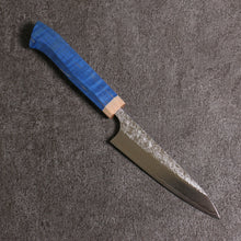  Yoshimi Kato Minamo SG2 Hammered Petty-Utility 120mm Blue western style Handle - Seisuke Knife